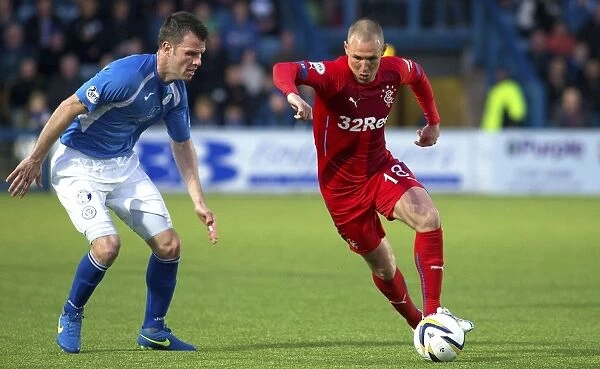 Rangers Kenny Miller Faces Queen of the South in Scottish Championship Showdown: 2003 Scottish Cup Champions Clash