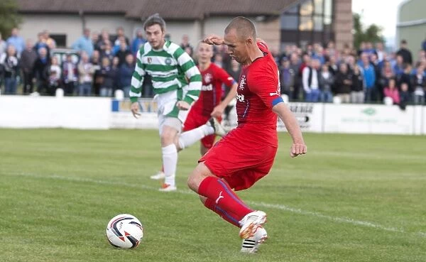 Rangers Kenny Miller Scores the Decisive Goal in Scottish Cup Pre-Season Friendly against Buckie Thistle (2003 Champions)