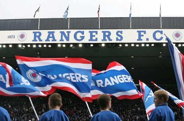 Rangers Kids Wave Flags: 2-0 Lead Over Hearts in Scottish Premier League