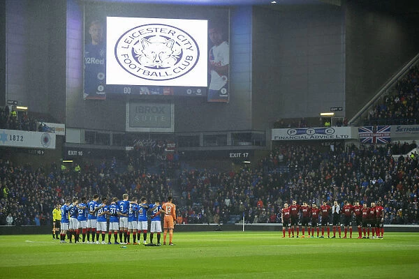 Rangers and Kilmarnock Honor Leicester City Victims: A Moment of Silence in the Ladbrokes Premiership at Ibrox Stadium