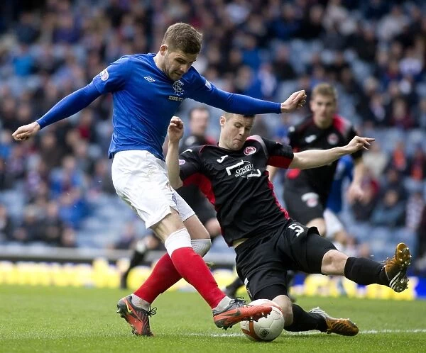 Rangers Kyle Hutton Nets the Decisive Goal: Rangers 2-0 Clyde in Irn-Bru Scottish Third Division at Ibrox Stadium