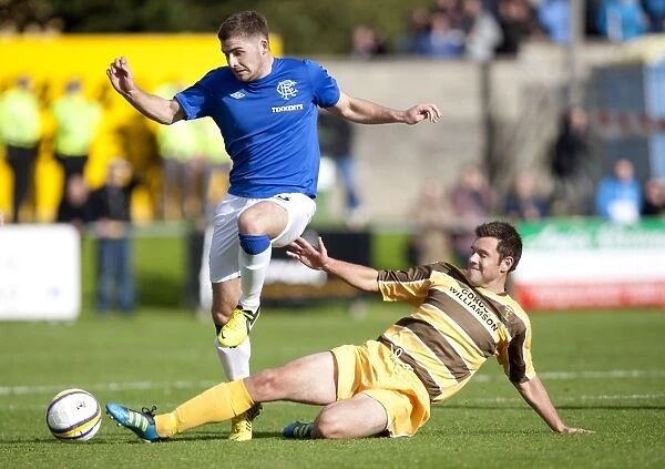 Rangers Kyle Hutton Scores the Winning Goal Against Forres Mechanics in Scottish Cup Second Round