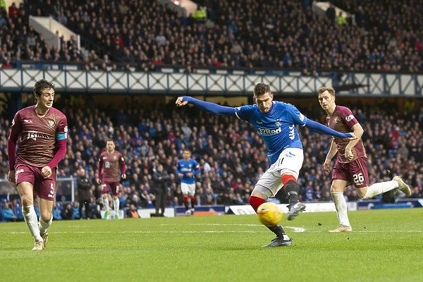 Rangers Kyle Lafferty Aims for Glory: Scottish Premiership Clash Against St. Johnstone at Ibrox Stadium