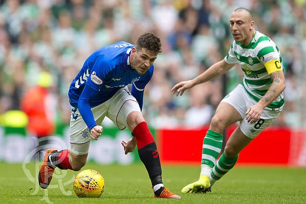 Rangers Kyle Lafferty Outsmarts Scott Brown: Thrilling Moment from the Ladbrokes Premiership Clash at Celtic Park
