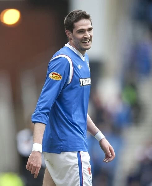 Rangers Kyle Lafferty Scores the Third Goal in a 3-1 Victory over St Mirren