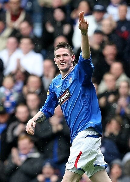Rangers Kyle Lafferty Scores the Opener: 2-0 Victory Over Hearts in Scottish Premier League