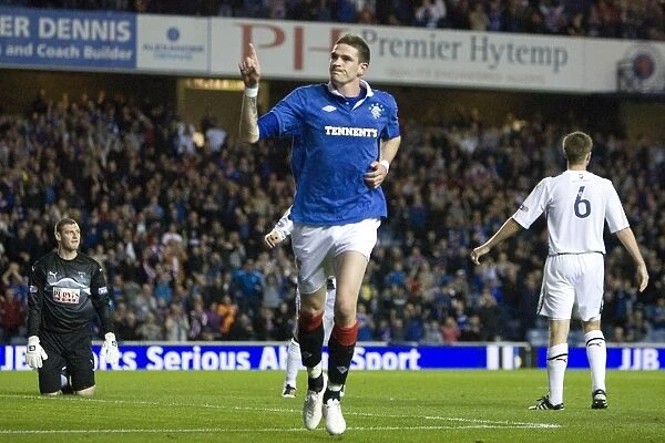 Rangers Kyle Lafferty's Double Strike: 7-2 Thrashing of Dunfermline in CIS Insurance Cup Third Round at Ibrox Stadium