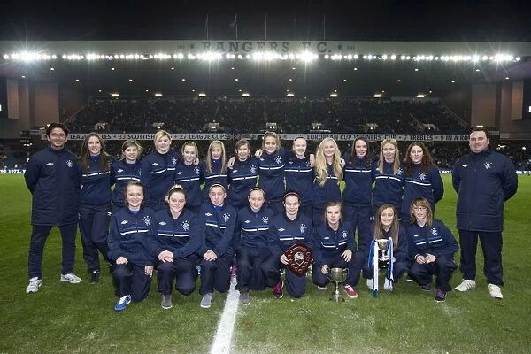 Rangers Ladies and Girls Rejoice: 3-0 Half Time Lead against Annan Athletic at Ibrox Stadium