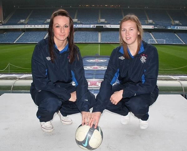 Rangers Ladies: Preparing for Scottish Cup Final Showdown - Lesley McMaster and Lisa Swanson at Ibrox