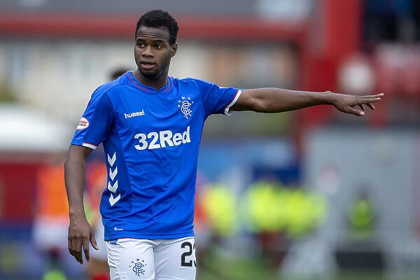 Rangers Lassana Coulibaly in Action during Scottish Premiership Match vs Hamilton Academical at Hope Central Business District Stadium
