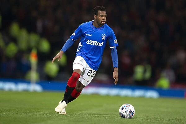 Rangers Lassana Coulibaly in Betfred Cup Semi-Final Action against Aberdeen at Hampden Park