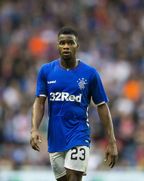 Rangers Lassana Coulibaly at Ibrox Stadium: UEFA Europa League Second Qualifying Round (2003 Scottish Cup Winners)