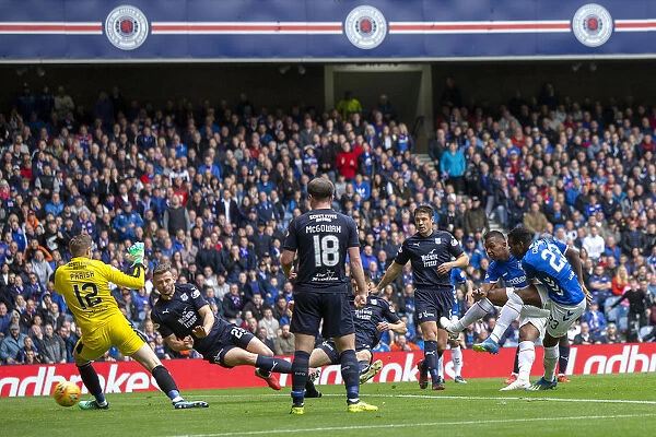 Rangers Lassana Coulibaly Scores Thriller at Ibrox: Premiership Clash against Dundee (Scottish Cup Champions 2003)