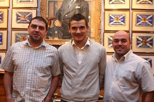 Rangers Lee McCulloch Celebrates Euphoric 2-0 Win with Jubilant Fans