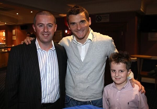 Rangers Lee McCulloch and Delighted Fans Celebrate 2-0 Victory over Kilmarnock