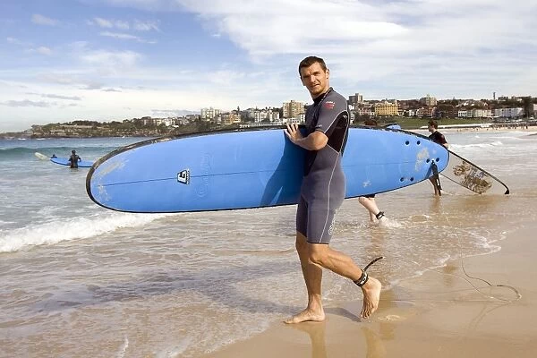 Rangers Lee McCulloch Hits the Waves at Sydney Festival of Football 2010