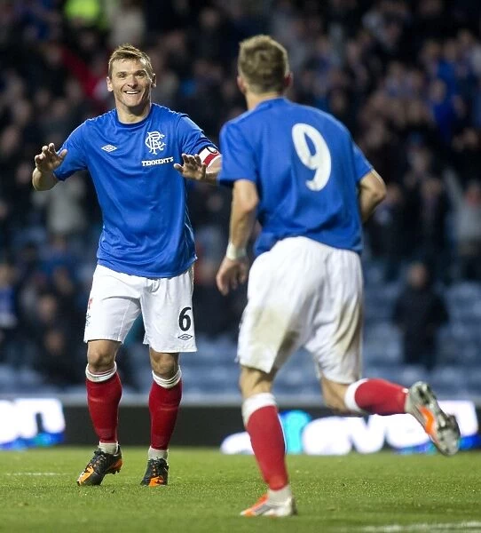 Rangers Lee McCulloch's Double Celebration: A Dominant 7-0 Scottish Cup Win Over Alloa Athletic at Ibrox Stadium