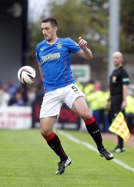 Rangers Lee Wallace in Action: Securing a 0-2 Victory over Ayr United (SPFL League 1 at Somerset Park)