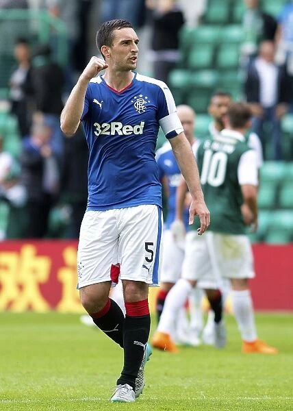 Rangers Lee Wallace Embraces Fans in Triumphant Petrofac Training Cup Victory at Easter Road