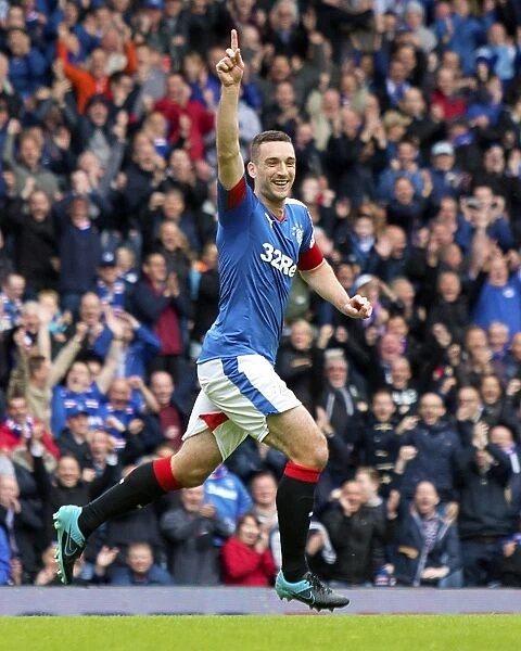 Rangers Lee Wallace Scores the Championship Decider: A Memorable Moment at Ibrox Against Livingston (Scottish Cup Champions 2003)