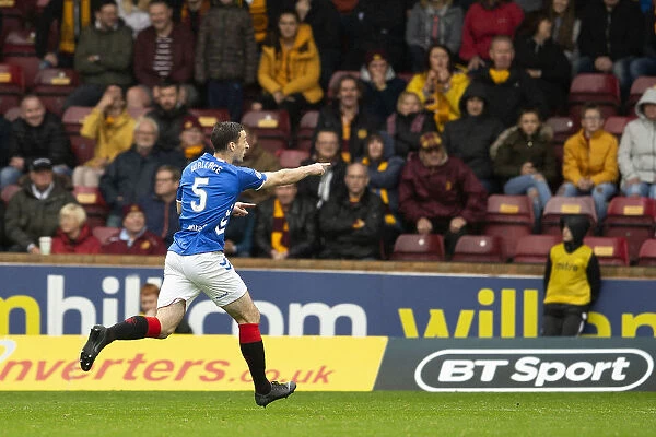 Rangers: Lee Wallace Subs In for Ovie Ejaria against Motherwell in Ladbrokes Premiership Action