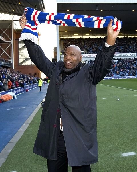 Rangers Legend Mark Walters in Action: Scottish Cup Victory against Ross County at Ibrox Stadium (2003)