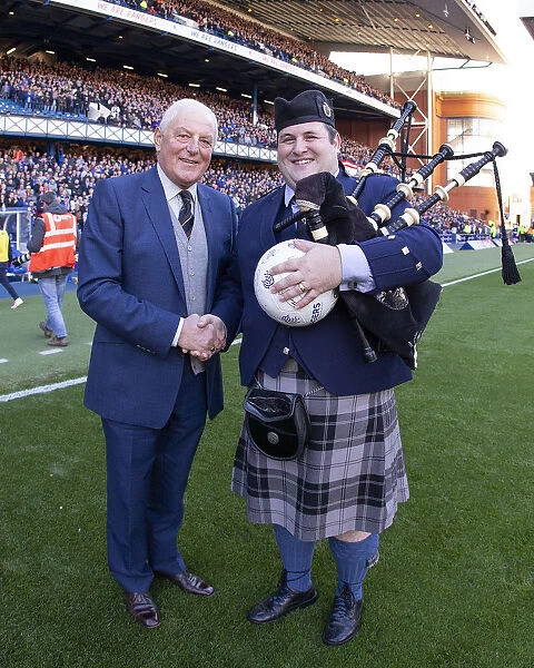 Rangers Legends and Armed Forces Unite: Pre-Match Gathering at Ibrox Stadium