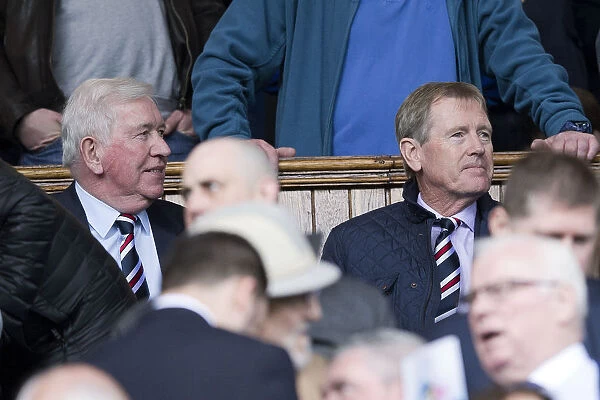 Rangers Legends Greig and King: A Special Reunion at Ibrox Stadium during Rangers vs Kilmarnock