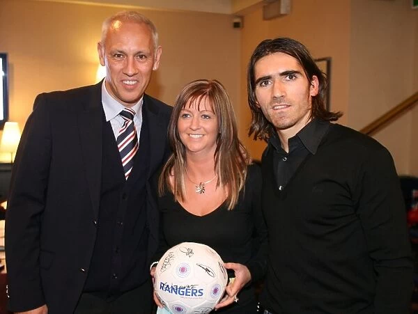 Rangers Legends Pedro Mendes and Mark Hateley: A Winning Moment at the Rangers Football Club Charity Race Night 2008