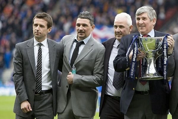 Rangers Legends Reunite with the Co-operative Insurance Cup: Champions 2011