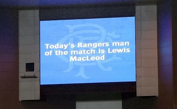 Rangers Lewis Macleod Named Man of the Match in Scottish Championship Showdown against Falkirk at Ibrox Stadium