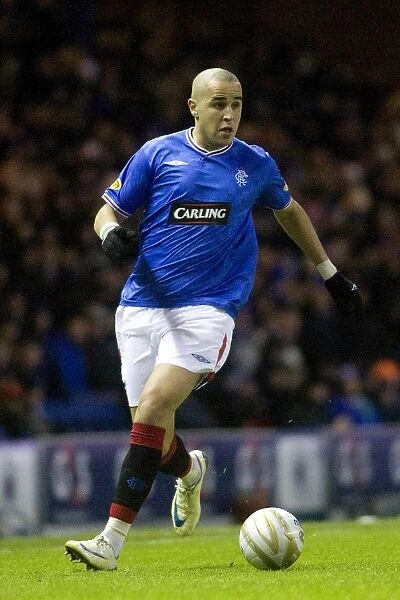 Rangers Majid Bougherra Scores in Epic 6-1 Victory over Motherwell at Ibrox Stadium (Clydesdale Bank Premier League)