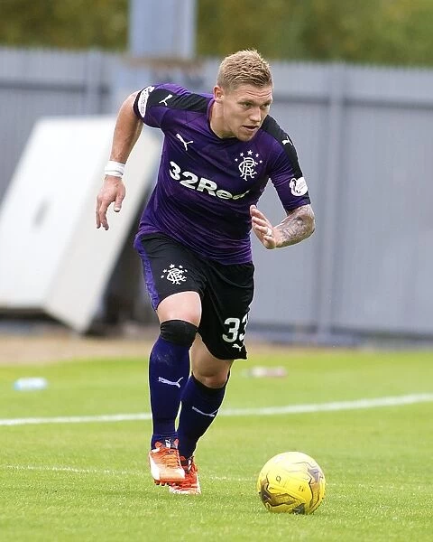 Rangers Martyn Waghorn in Action: Ladbrokes Championship Clash against Dumbarton at The Cheaper Insurance Direct Stadium
