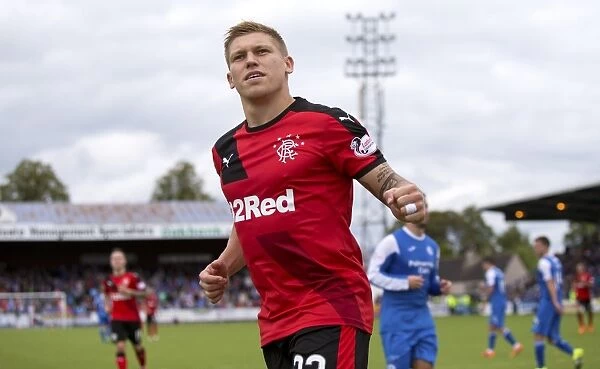 Rangers Martyn Waghorn: First Penalty Goal in Queen of the South Victory, Ladbrokes Championship, Palmerston Park