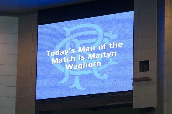 Rangers Martyn Waghorn Named Man of the Match in Championship Clash Against Alloa Athletic at Ibrox Stadium
