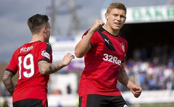 Rangers Martyn Waghorn Scores Double in Queen of the South Clash: Ladbrokes Championship at Palmerston Park