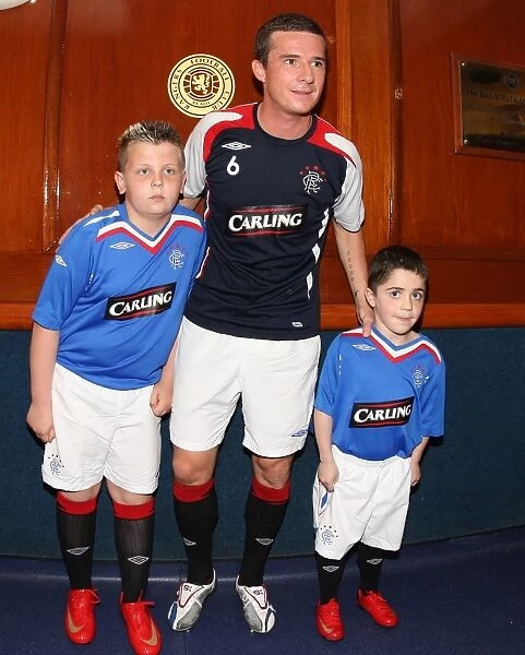 Rangers Mascot Celebrates Epic 3-1 Victory over Dundee United in the Clydesdale Bank Premier League at Ibrox