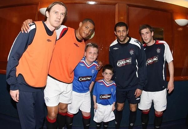 Rangers Mascot: Triumphant Celebration of Clydesdale Bank Premier League Victory over Dundee United (3-1)