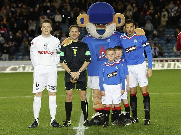 Rangers Mascot's Triumphant 6-0 Victory Celebration (2007-2008)