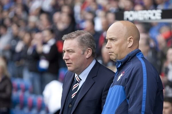 Rangers McCoist and McDowall: 3-1 Victory Celebration Over St Mirren (Scottish Premier League, Murray Park)