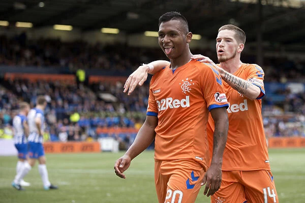 Rangers Morelos and Kent: Double Trouble - Celebrating Glory in Betfred Cup Clash vs. Kilmarnock