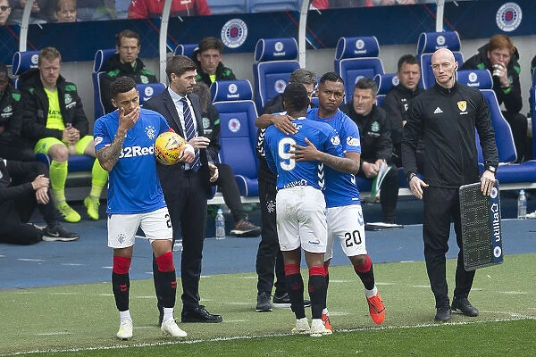Rangers Morelos Replaces Defoe: Scottish Premiership Clash at Ibrox Stadium (Scottish Cup Champions 03)
