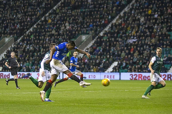 Rangers Morelos Squanders Goal Opportunity vs Hibernian in Scottish Premiership