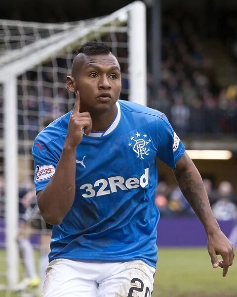 Rangers Morelos Taunts Ayr United Fans: Fifth Round Victory Celebration (Scottish Cup, 2023)