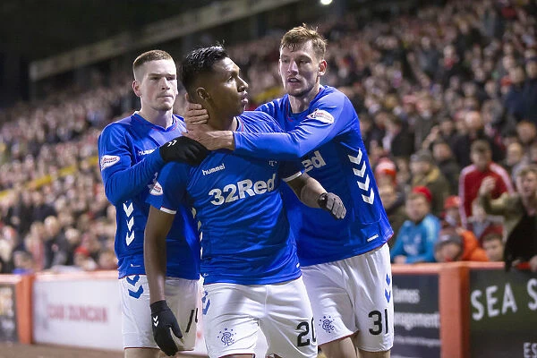 Rangers: Morelos's Thrilling Goal and Emotional Team Celebration at Pittodrie Stadium