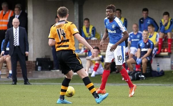 Rangers Nathan Oduwa in Action at Alloa Athletic's Indodrill Stadium - Ladbrokes Championship Match