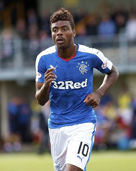 Rangers Nathan Oduwa in Action: Championship Clash against Alloa Athletic at Indodrill Stadium