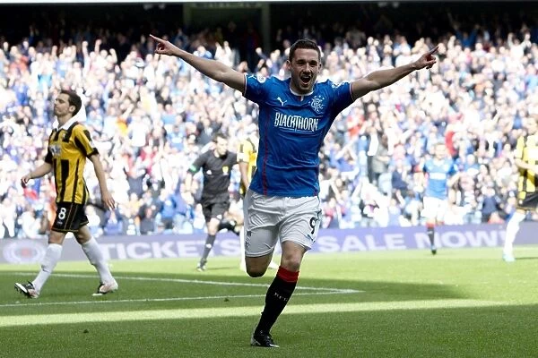 Rangers Nicky Clark Ecstatic Over First Goal in 5-0 Thrashing of East Fife at Ibrox Stadium