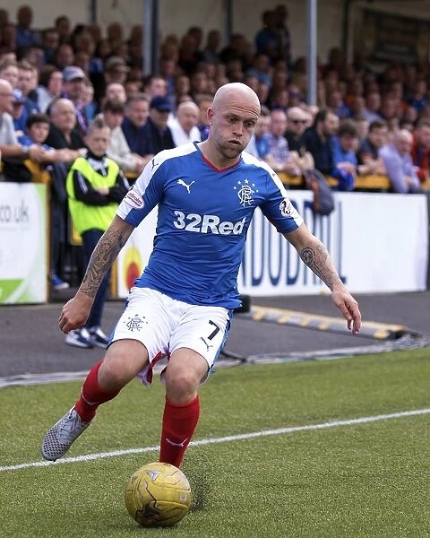 Rangers Nicky Law in Action at Alloa Athletic: Ladbrokes Championship Match