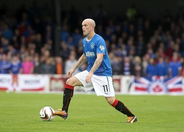 Rangers Nicky Law in Action: Securing a 0-2 Victory Over Ayr United in SPFL League 1 at Somerset Park